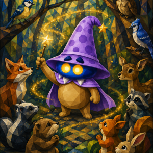 Shumie the Wizard helping animals 2